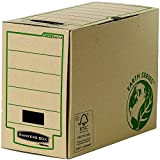 Fellowes Bankers Box Earth Series - Caja de almacenaje (lomo 150 mm), color marrón, 1x20 unidades