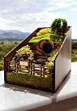 Fermalibri della casa della grotta nana, inserti della libreria angoli decorativi del libro di legno paesaggio in miniatura nuovo 2022. ...