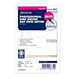 Filofax 23-68275 Pocket Professional 1 settimana su 2 pagine (tedesco) 2023, bianco / rosa