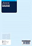 Filofax 343001 - Fogli a righe per appunti, formato A5, colore carta: blu