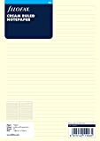 Filofax - Fogli a righe per appunti, formato A5, colore carta: panna