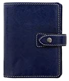 Filofax - Organizer tascabile, colore: Blu marino