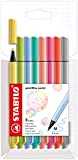 Fineliner Premium - STABILO pointMax - Astuccio da 8 Pastel - Colori assortiti