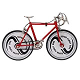 Finger bike, stile retrò, dettagli ricchi, pregevole fattura, ornamento per biciclette, design individuale, forma fedele alla natura