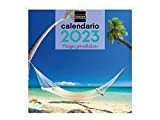 Finocam - Calendario 2023 Immagini da parete 30x30 per scrivere gennaio 2023 - dicembre 2023 (12 mesi) Paesaggi paradisiaci Spagnolo, ...