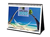 Finocam - Calendario 2023 Immagini da tavolo per scrivere Gennaio 2023 - Dicembre 2023 (12 mesi) Paesaggi paradisiaci Spagnolo
