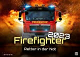 FIREFIGHTER - Soccorritore in difficoltà - Vigili del fuoco - 2023 - Calendario DIN A3