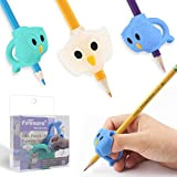 firesara Matita Grip, Original Owl Pencil Grips per bambini ergonomica 3 set di dita per la correzione della postura della ...