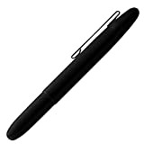 Fisher Space Pen matte Black Bullet Space penna con clip, a conchiglia (S400BCL)
