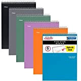 Five Star top Bound notebook, 1 Subject, College Ruled Paper, 1 fogli, 27,9 cm x 8 – 1/5,1 cm colore varia (6182) Pacco da 6