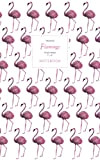 Flamingo Notebook - Ruled Pages - 5x8 - Premium Taccuino (White)