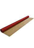 Florio Carta - Rotolo di Carta Kraft Colore Rosso | Misure: 70 cm. x 10 mt. | Ottimo per Regali, ...