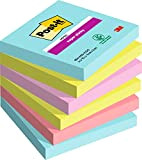 Foglietti Post-it Super Sticky, Collezione Cosmic, 76 mm x 76 mm, 90 foglietti/blocchetto, 6 blocchetti/confezione