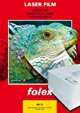 Folex BG-72 - Pellicola laser colorata, formato DIN A4, confezione da 50 fogli