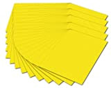Folia 614/50 14 - Cartoncino colorato da 300 g/m², Formato A4, 50 Fogli, Colore: Giallo
