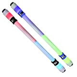 FORMIZON Penna Rotante, 2 Pezzi LED Spinning Pen, Penna Luminosa Colorata Flash Glow Spinning Penna Rotante, Antiscivolo Sfera Rotante Penna ...