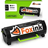 FOXINK MS310 Cartucce di Toner Ricondizionato per Lexmark MS310dn MS312 MS312dn MS315dn MS410 MS410dn MS415dn MS510dn MS610 MS610dn Stampante Laser ...