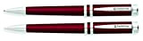 Franklin Covey Freemont Cross-Penna a sfera/matita a scatto da 0,9 mm, colore: rosso laccato
