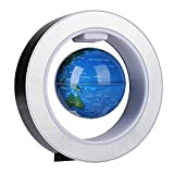 Ftvogue Globo Galleggiante Levitazione Magnetica Rotating World Map Globe con Decorazioni Luminose a LED per Ornamenti Regalo(220V)