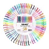 FUNLAVIE Gel Penne Multicolore Colori Assortiti Bambini e Adulti con Inchiostro - 60 Penne