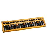 Fyore - Abacus Cinese Vintage 17 cifre in Legno Abacus Soroban Matematica operazione di apprendimento per Bambini