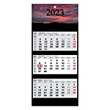 Generisch Calendario 2022, da parete, 3 mesi per pagina (ovest)