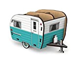 Genuine Fred Happy Camper Vintage Camper Portamatite Bianco e Blu (5242680)