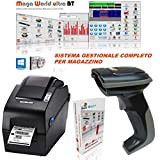 GESTIONALE Magazzino Sistema Completo Barcode Stampante Lettore Codici A Barre E Software