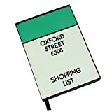 Gift Republic - Blocco per lista della spesa, motivo Monopoli, con scritta Oxford Street £300