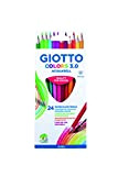 Giotto Colors 3.0 Aquarell - Confezione da 12 matite 24 multicolore