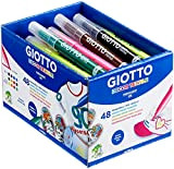 GIOTTO DECOR TEXTILE Schoolpack 48 pz colori assortiti