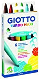 Giotto- Turbo Maxi Giocattolo, Multicolore, 6 unità (Confezione da 1), 454000