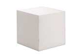 Glorex 6 3803 761 cubi di polistirolo, Bianco, 15 x 15 x 3 cm