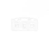 Gogo 100 confezioni Half Swipe card badge Holder for Swiping e scansione, misura standard di carta Misura unica vertical