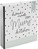 Goldbuch Ricettario da riempire con le vostre ricette preferite (versione in lingua tedesca), Carta, Moms Kitchen Bianco/Verde, 25 mm