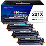 GPC ImageFlex 201X Compatibile per HP 201A CF400X CF400A Multipack Cartucce di Toner per Color Laserjet Pro MFP M252dw M274n ...