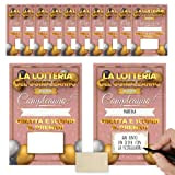 Gratta e Vinci Personalizzato Gioco Compleanno - La Lotteria del Compleanno - 12 Biglietti Auguri Grattabili Anni Ragazza Per Intrattenere ...