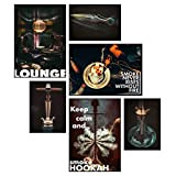 GREAT ART® Mood Poster Set Shisha | 6 eleganti murales moderni Collage Deco | 3X Din A2 e 3X Din ...