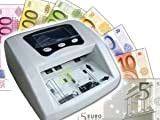 GrecoShop Conta Banconote/Contabanconote con rilevatore di Banconote False/Money Detector