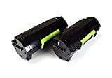 Green2Print Toner Set, 2 cartucce 2x 10000 pagine sostituisce Lexmark 60F2H00, 602H, 60F0HA0, 600HA, 60F2H0E, 602HE Toner per Lexmark MX310DN, ...