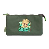 Grupo Erik: Astuccio Marvel Groot | Astuccio personalizzato di Groot, Astuccio Scuola 3 scomparti e cerniera, ideale come astuccio marvel ...