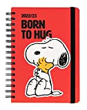 Grupo Erik: Diario Scuola 2022-2023 Snoopy Born To Hug, agenda settimanale A5, 14,8x21cm, 12 mesi, ideale come diario snoopy, agenda ...