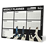 Grupo Erik: Planning da Tavolo A4 The Beatles, Planner settimanale con 54 fogli a strappo, perfetto come agenda organizer o ...