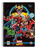 Grupo Erik: Quaderno A4 Avengers - Marvel Comics, Quaderno A4 a spirale, quaderno appunti a quadretti, ideale per scuola, università, ...