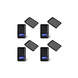 Guangcailun 4 Set di Bilance digitali tascabili LCD Bilance portatili Bilance pesapersone elettroniche Bilance pesapersone elettroniche