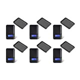 Guangcailun 6 Set di bilancia con display digitale LCD Bilance portatili Bilance pesapersone elettroniche in oro Gadget pesatori a risparmio ...