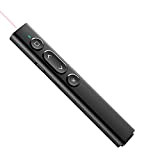 GutView Puntatore laser, telecomando con clicker per presentazioni wireless con laser, ricarica USB per presentazioni wireless, dimostrazione per insegnanti di ...