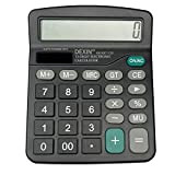 Gvolatee Calcolatrice, Calcolatrice da Tavolo per Ufficio con Display LCD 12 Cifre, Calcolatrice da Tavolo con Pulsanti Grandi, Calcolatrice Tascabile ...