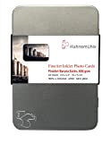 Hahnemühle DFA - Carta fotografica "FineArt Baryta Satin", 300 g/m², 100% cellulosa alfa, 30 fogli in scatola di metallo, 10 ...