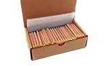 Half Pencil with Eraser, Golf, eventi, School, Esagono, 2, Sharpened, Box of 144. color: Natural Wood Grain by MUSGRAVE Pencils/Beacon ...